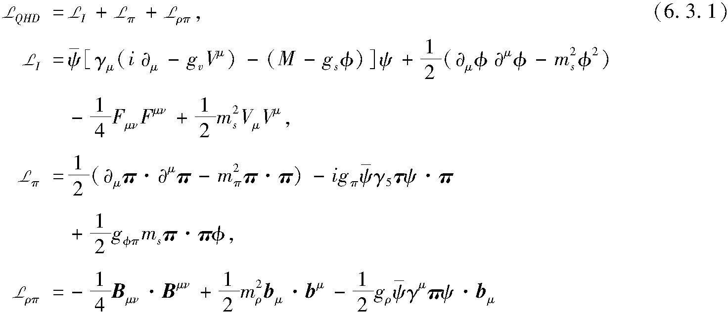 6.3 由ρ介子極化引起的核物質(zhì)的介電函數(shù)